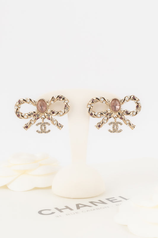 Boucles d'oreilles noeuds Chanel