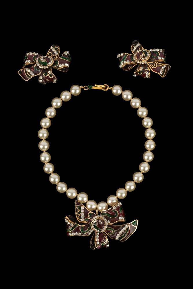 Parure "Noeud" Chanel 1980's