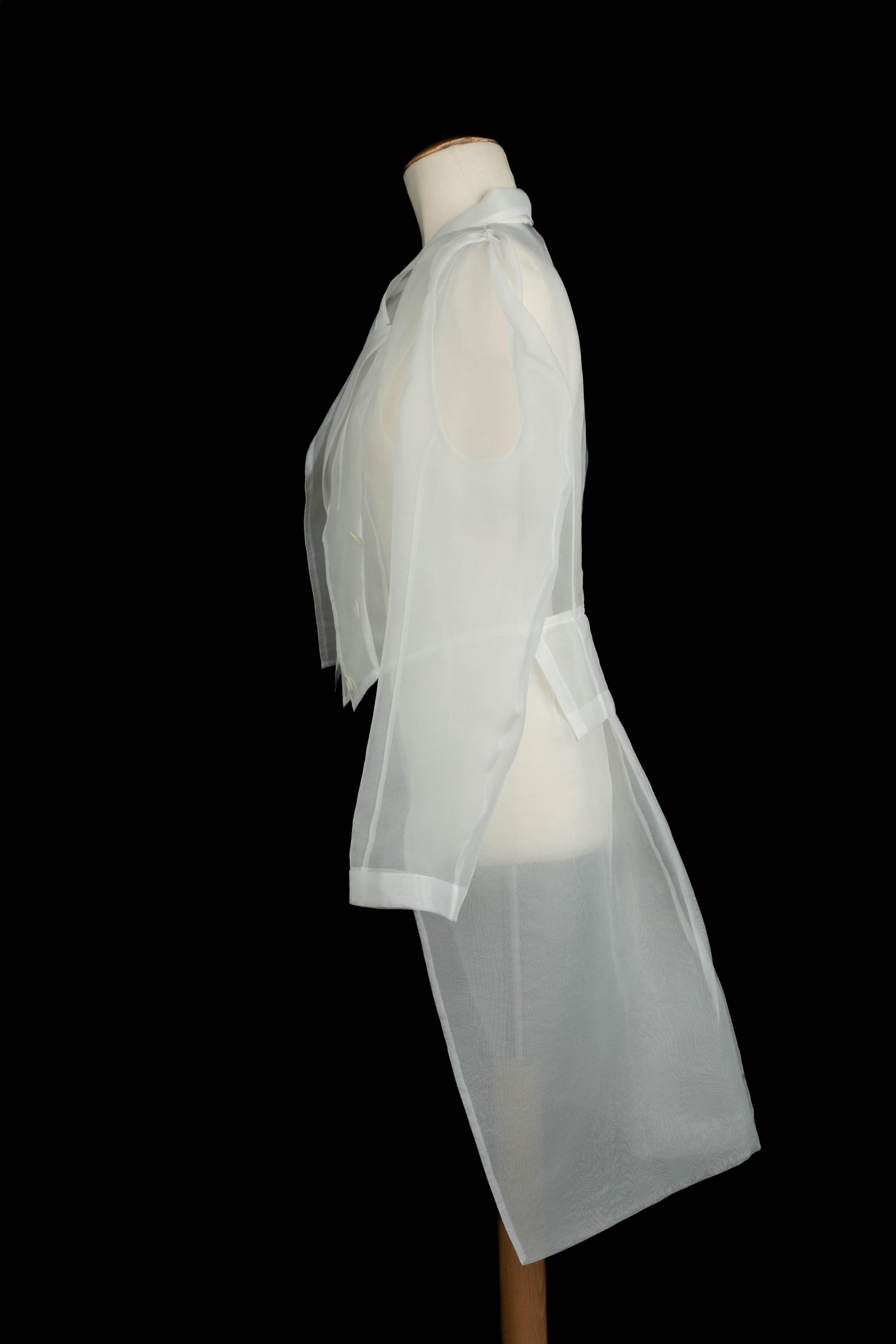 Chemise en organza "Comme des garçons"