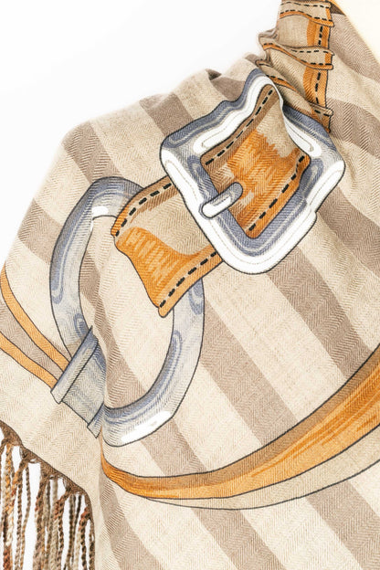 Foulard "Coaching" en cachemire Hermès