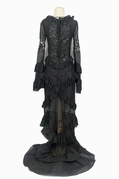 Longue robe en soie Emilio Pucci