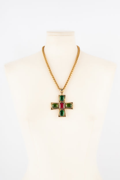 Collier Croix Les Paruriers par Goossens