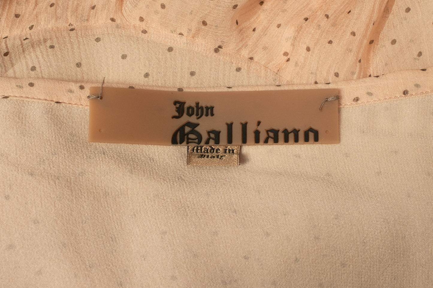 Jupe en mousseline rose Galliano