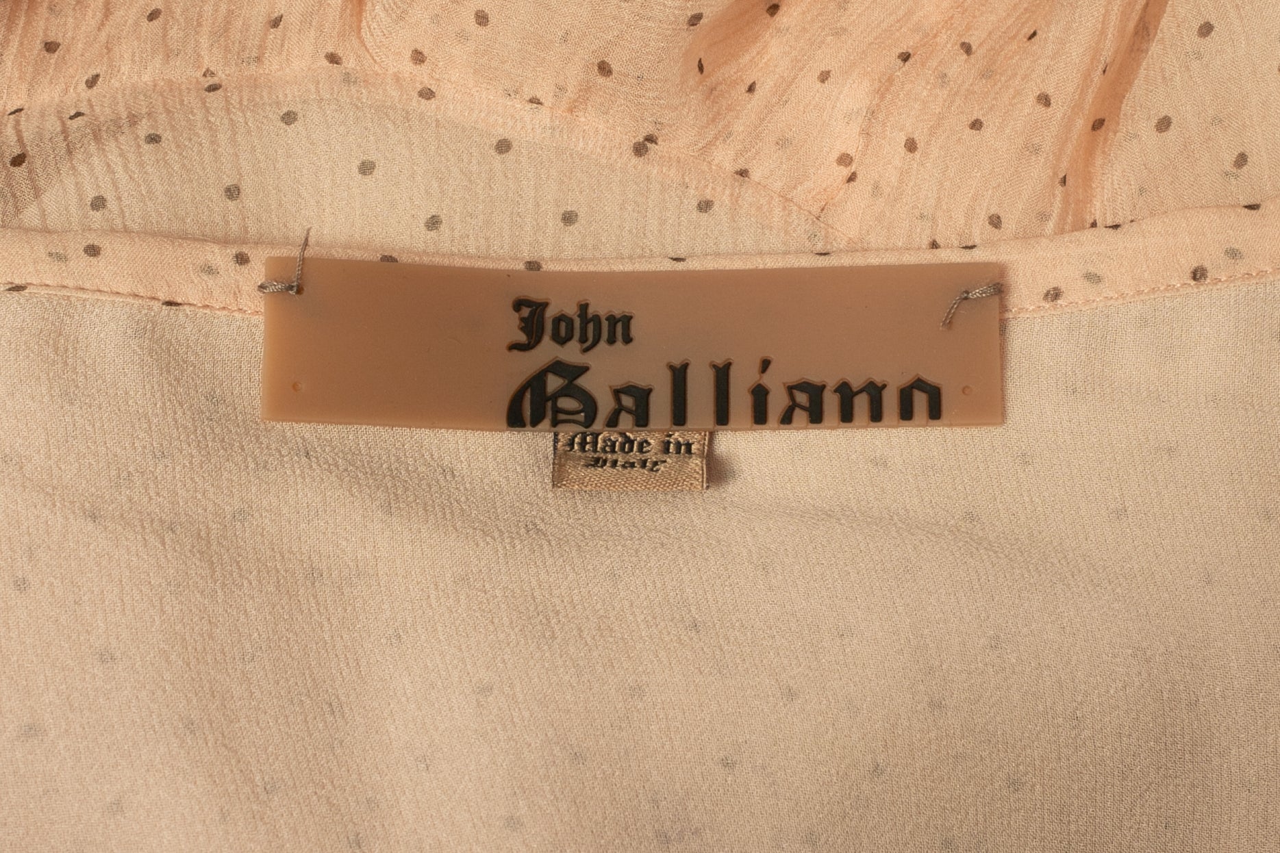 Jupe en mousseline rose Galliano