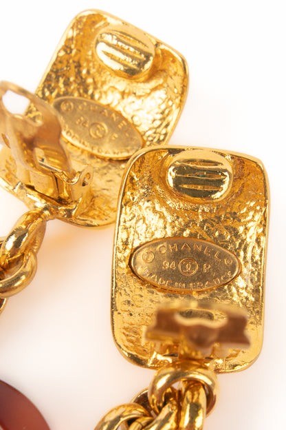 Boucles D'oreilles Chanel Zté 1994