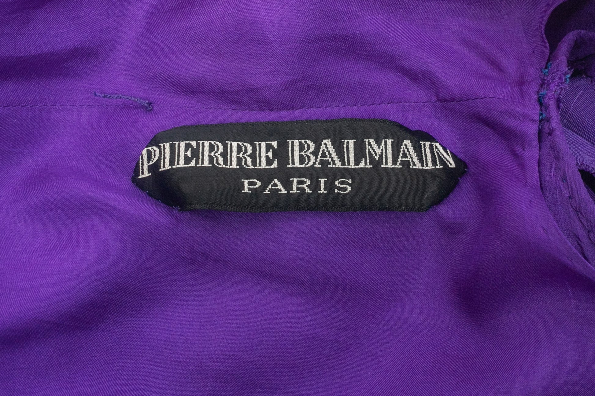 Robe Pierre Balmain Haute Couture Printemps-Eté 1986