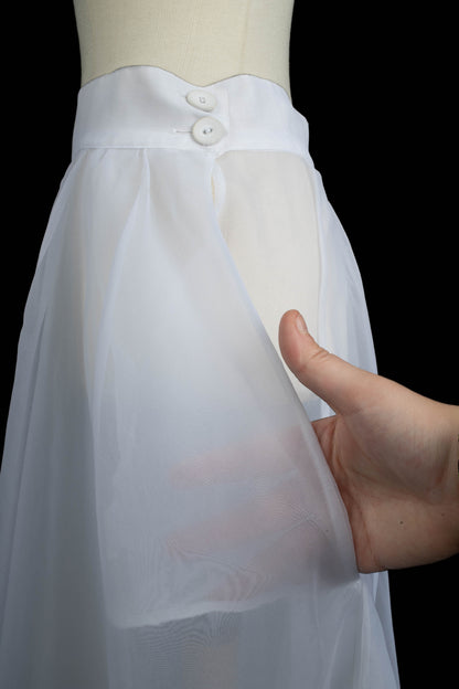 Jupe en organza Yohji Yamamoto 