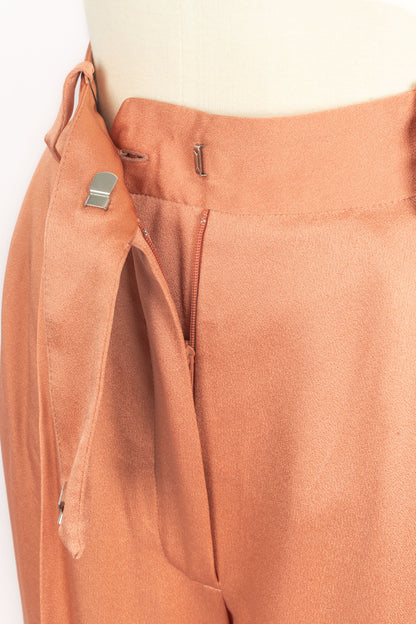 Pantalon en satin Lanvin