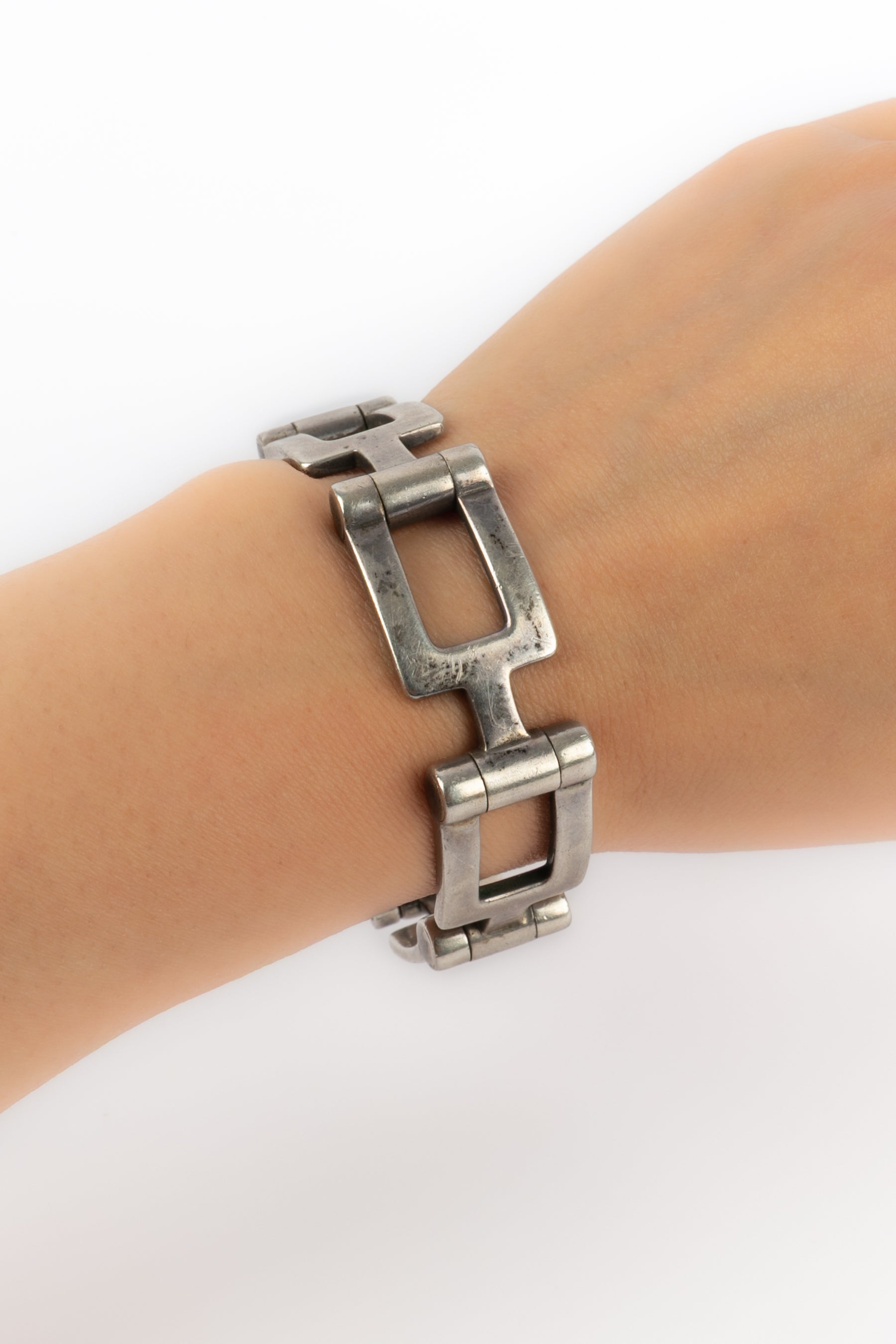 Bracelet en argent Hermès
