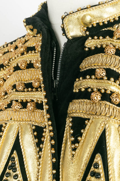 Combinaison en cuir Christian Dior