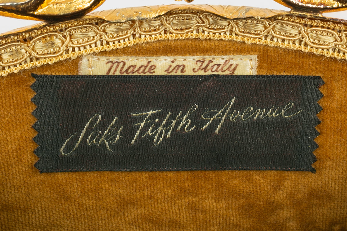 Sac doré Saks Fifth Avenue