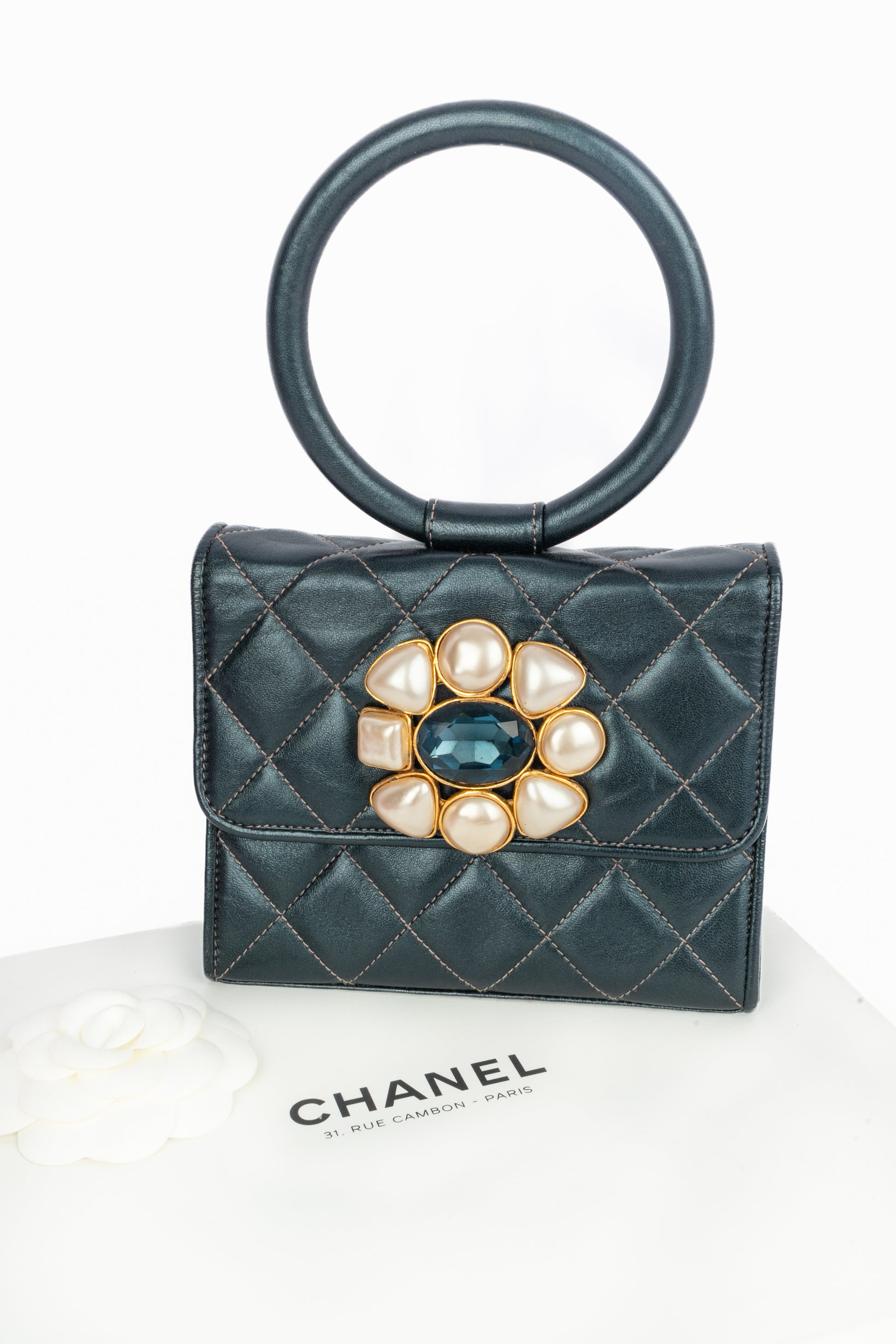 Sac en cuir Chanel 1991-1992