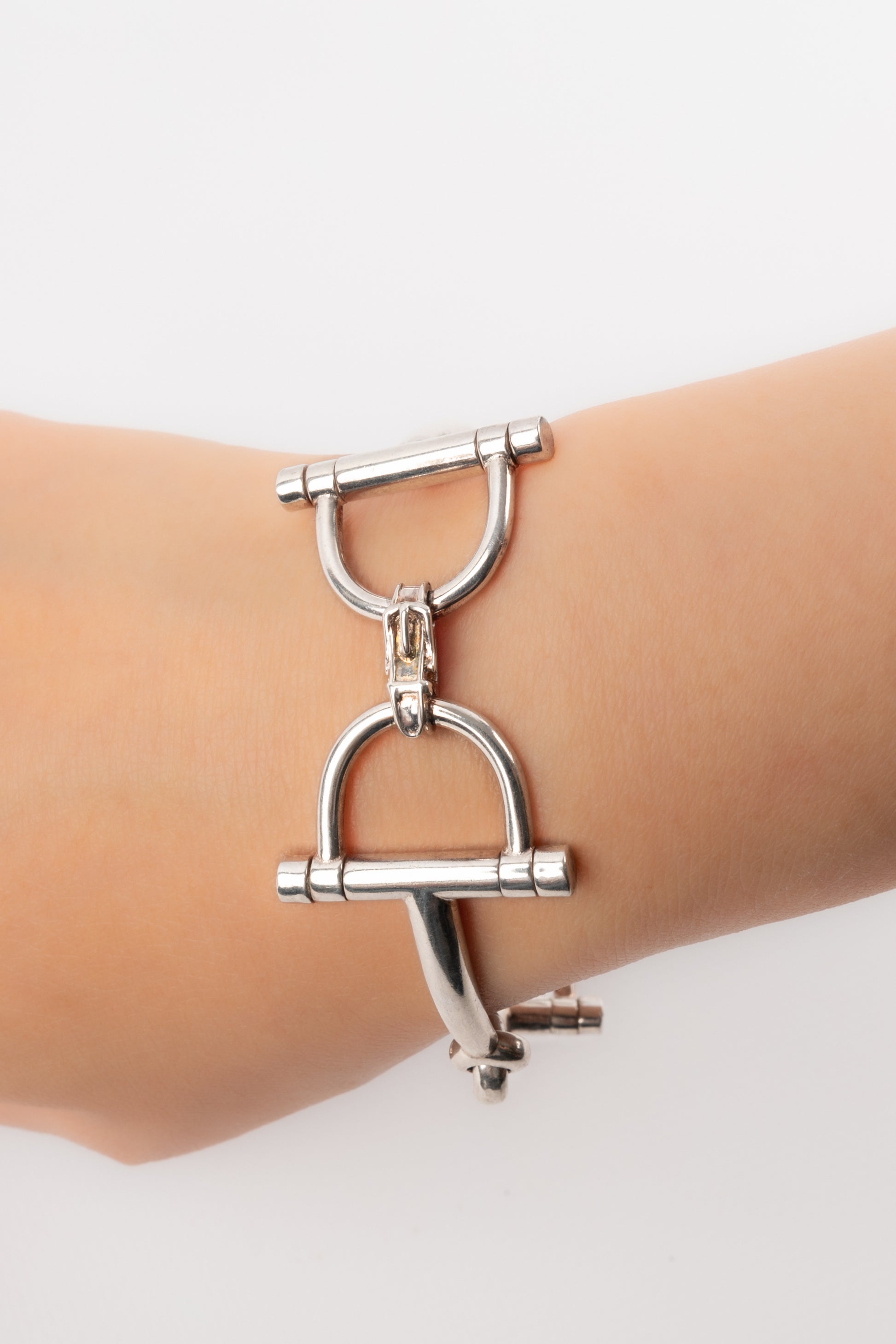 Bracelet en argent Hermès