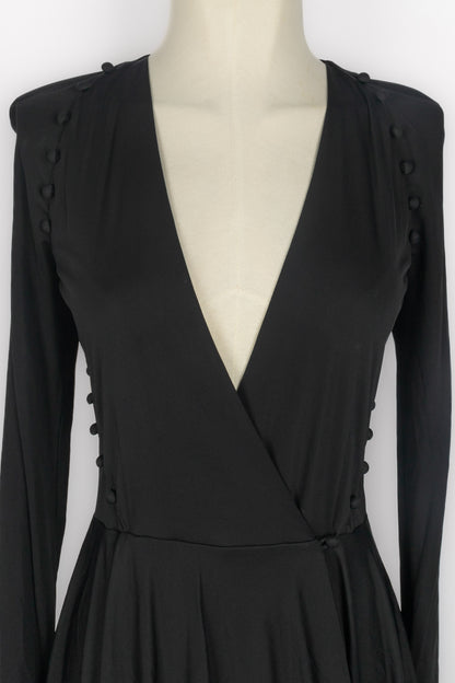 Longue robe noire Cavalli