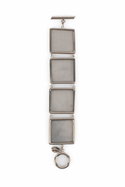 Bracelet argenté Paco Rabanne