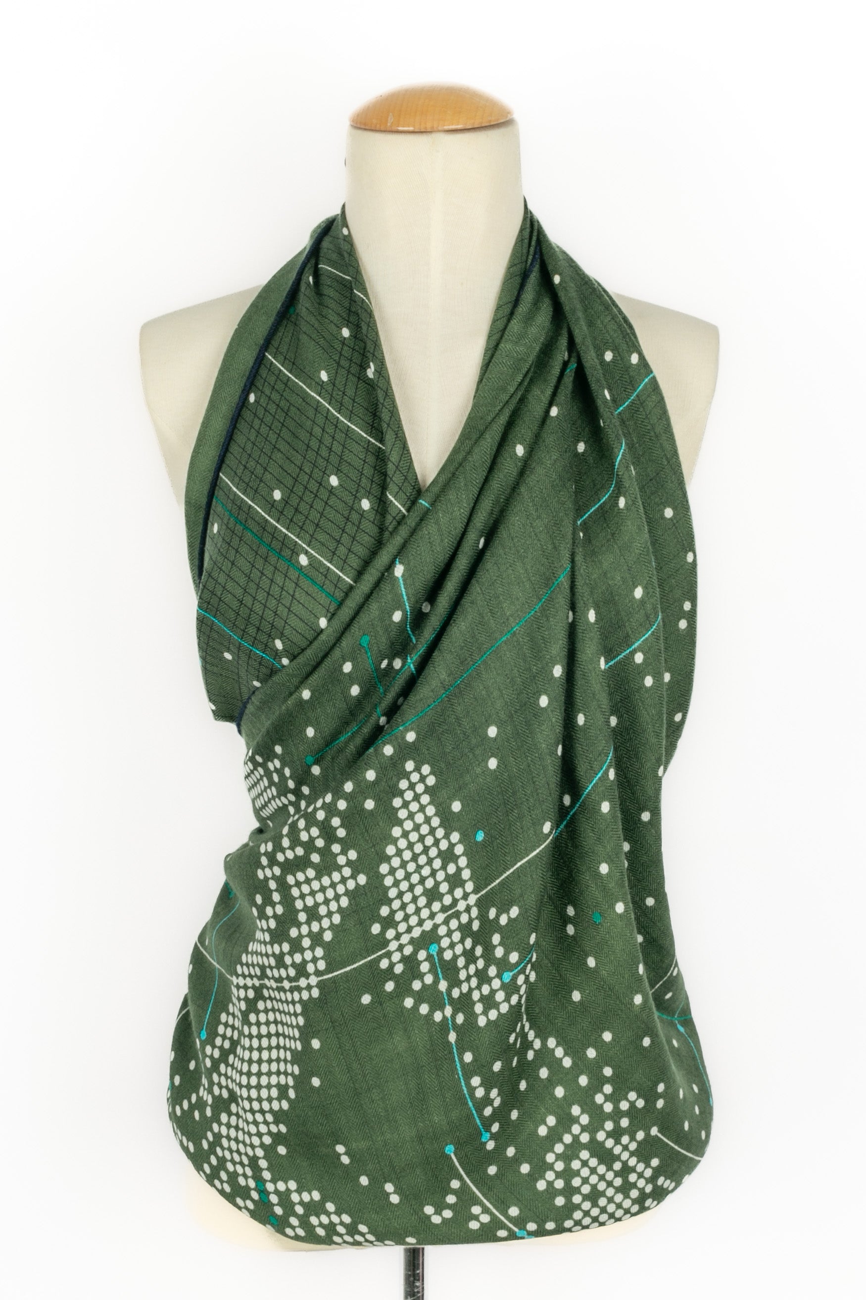 Foulard "Cheval céleste" en cachemire Hermès