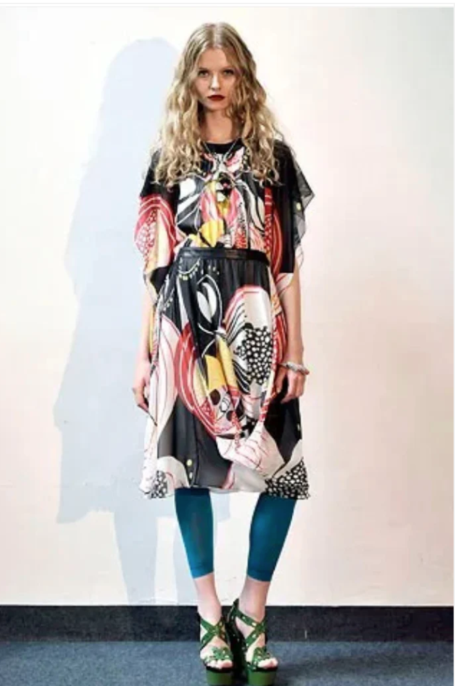 Robe asymétrique John Galliano Resort 2009