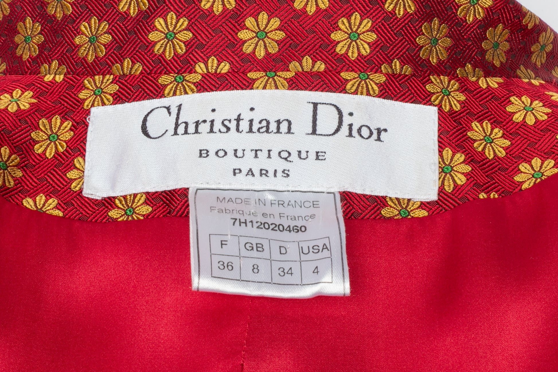 Veste Christian Dior Hiver 1997