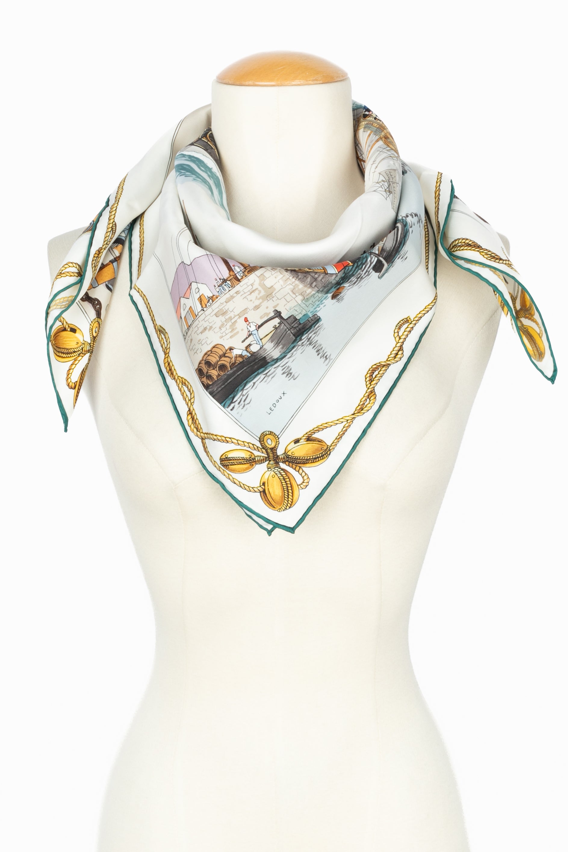 Carré / Foulard "La Flore Frégate de 28 canons" Hermès