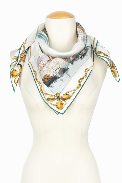 Carré / Foulard "La Flore Frégate de 28 canons" Hermès