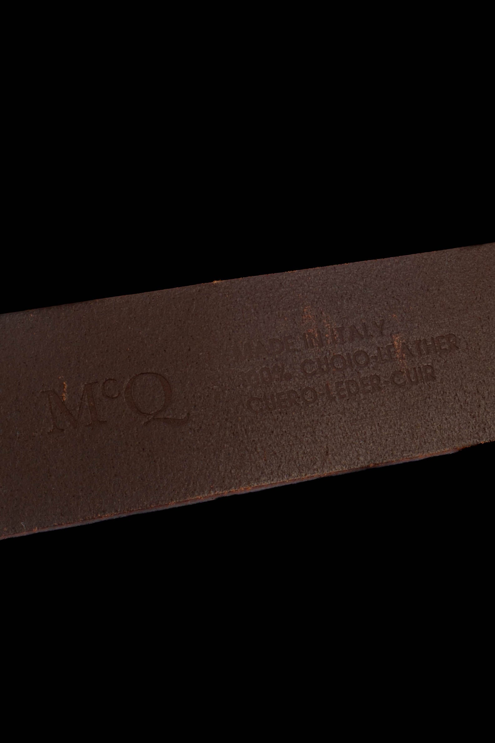 Ceinture en cuir Alexander McQueen