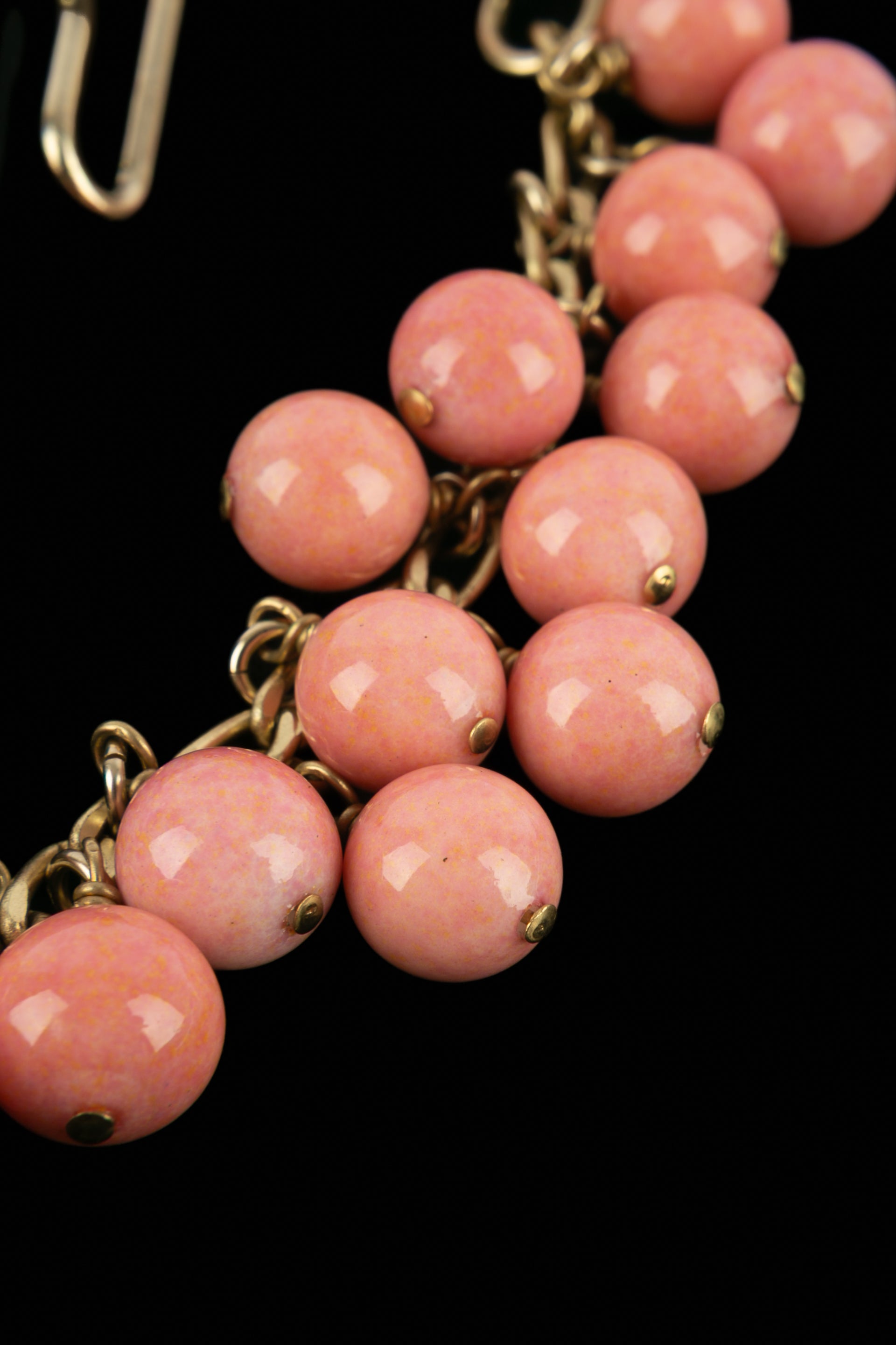 Collier de perles roses Chanel 2001