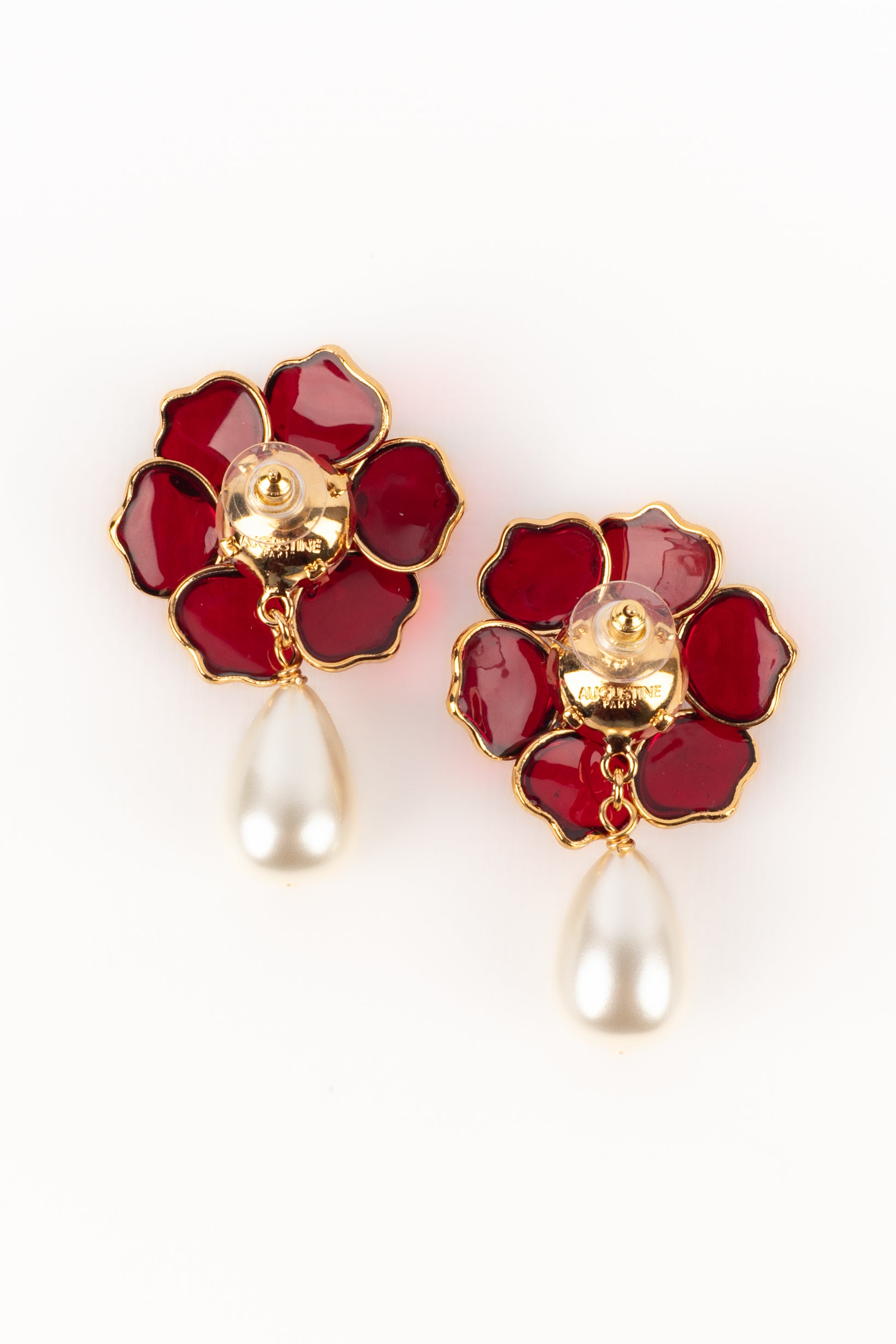 Boucles d'oreilles fleurs Augustine