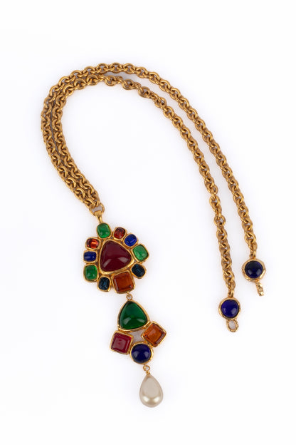 Collier pendentif Chanel 1990's
