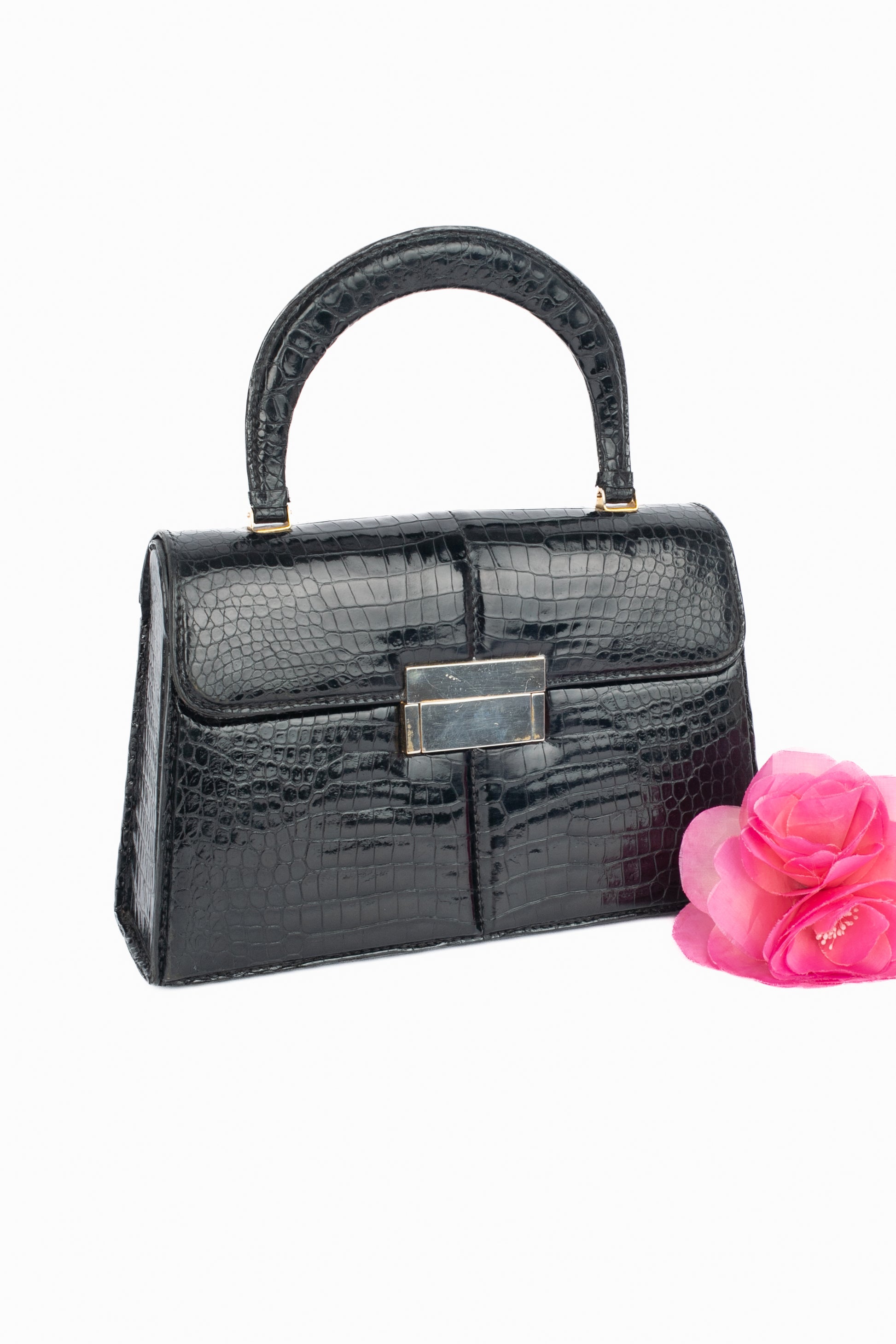 Sac en crocodile Fernande Desgranges