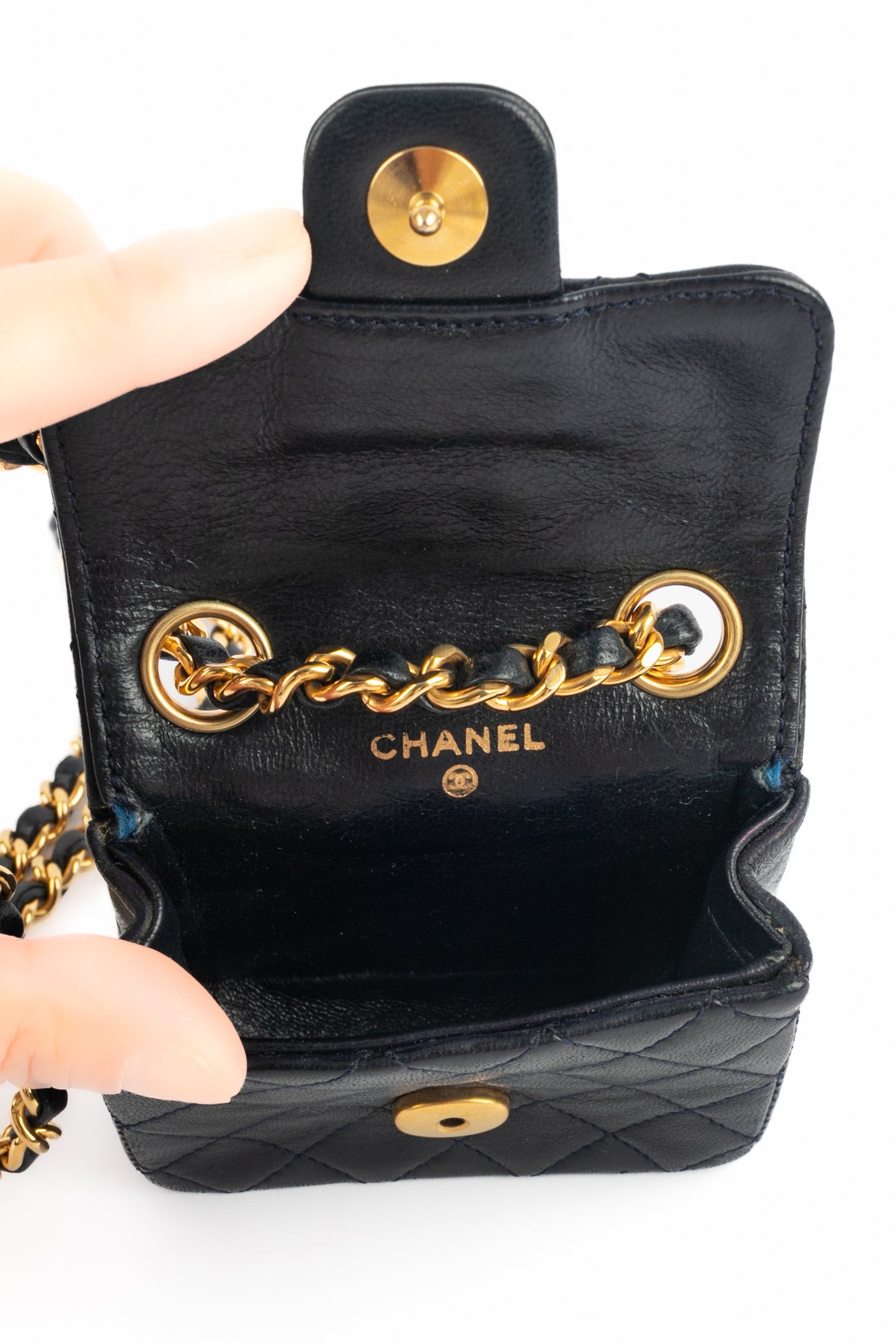 Sac "Classique Micro" Chanel circa 1990