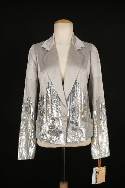 Veste en lin Galliano