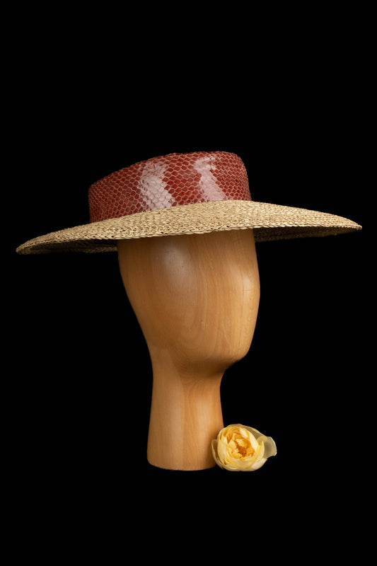 Chapeau Yves Saint Laurent Haute Couture Printemps 1983