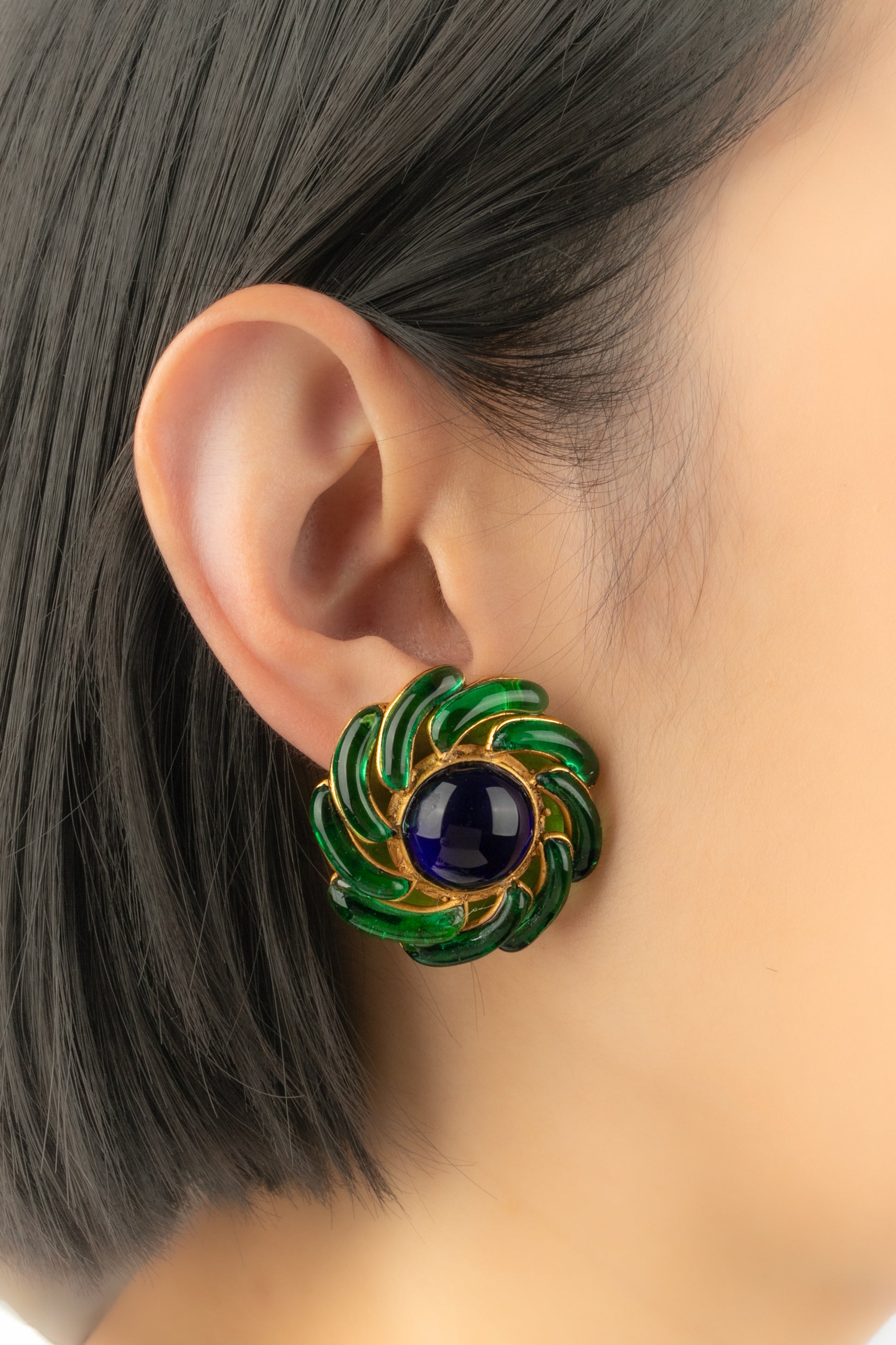 Boucles d'oreilles Chanel Haute Couture