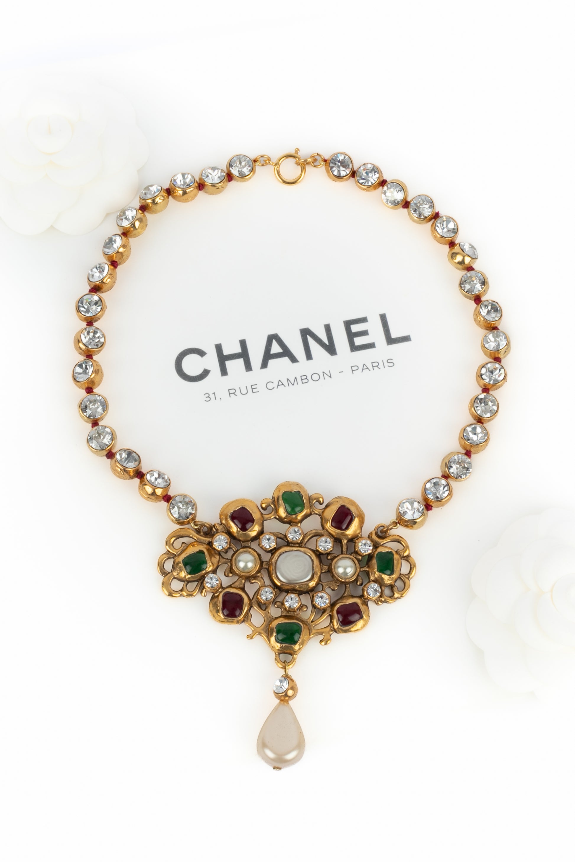Collier byzantin Chanel 1985's