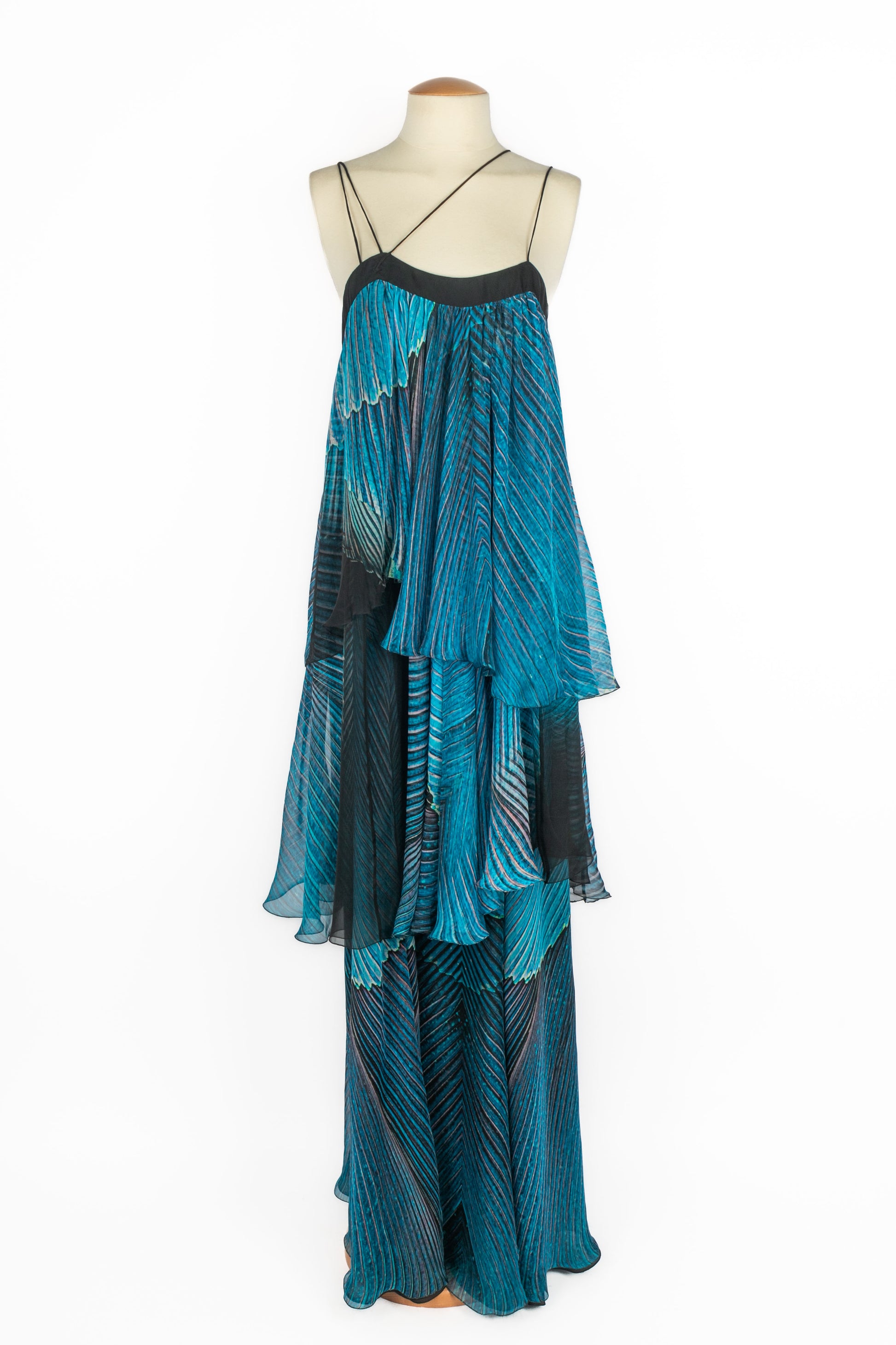 Robe en soie Cavalli