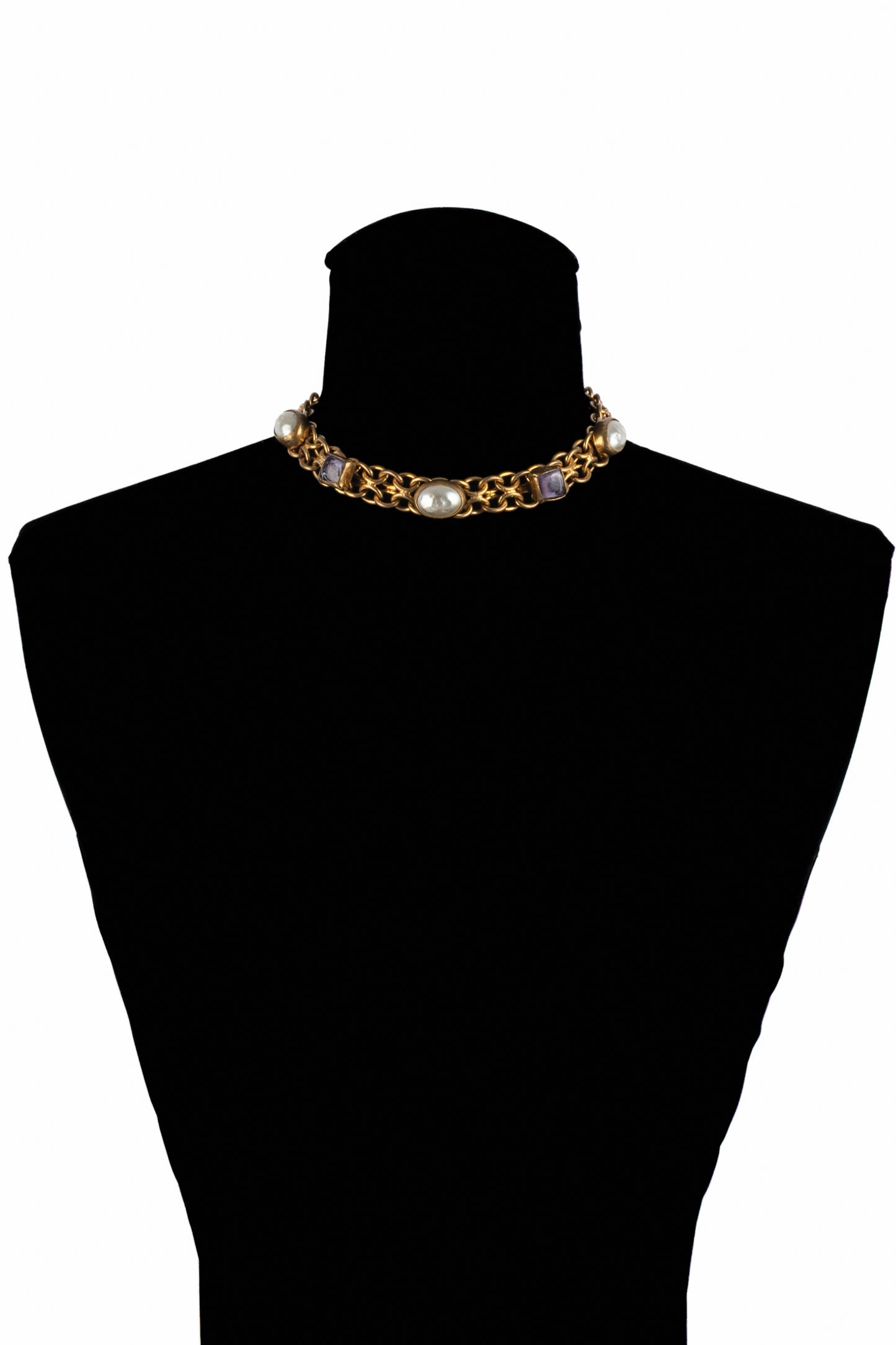 Parure Chanel X atelier Denez circa 1975