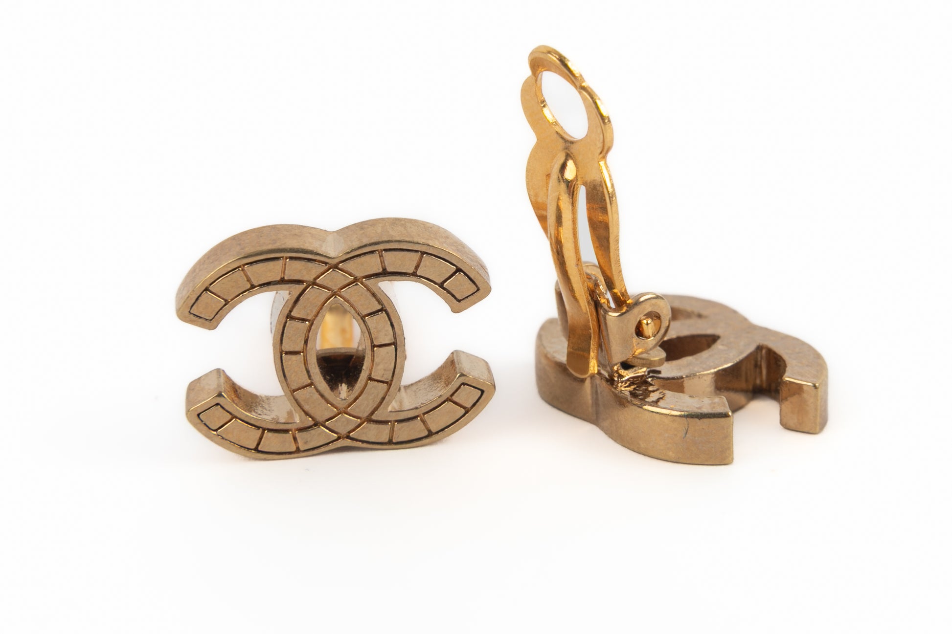 Boucles d'oreilles cc Chanel Hiver 2003