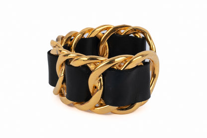 Bracelet en cuir Chanel 