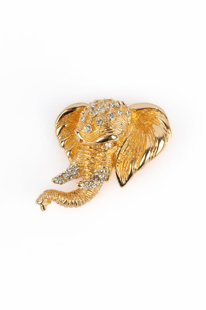 Broche "éléphant" Christian Dior
