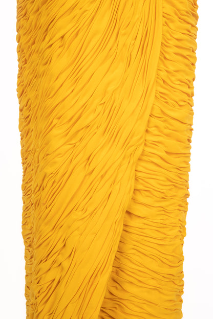 Robe fleuri Jean-Louis Scherrer Haute Couture