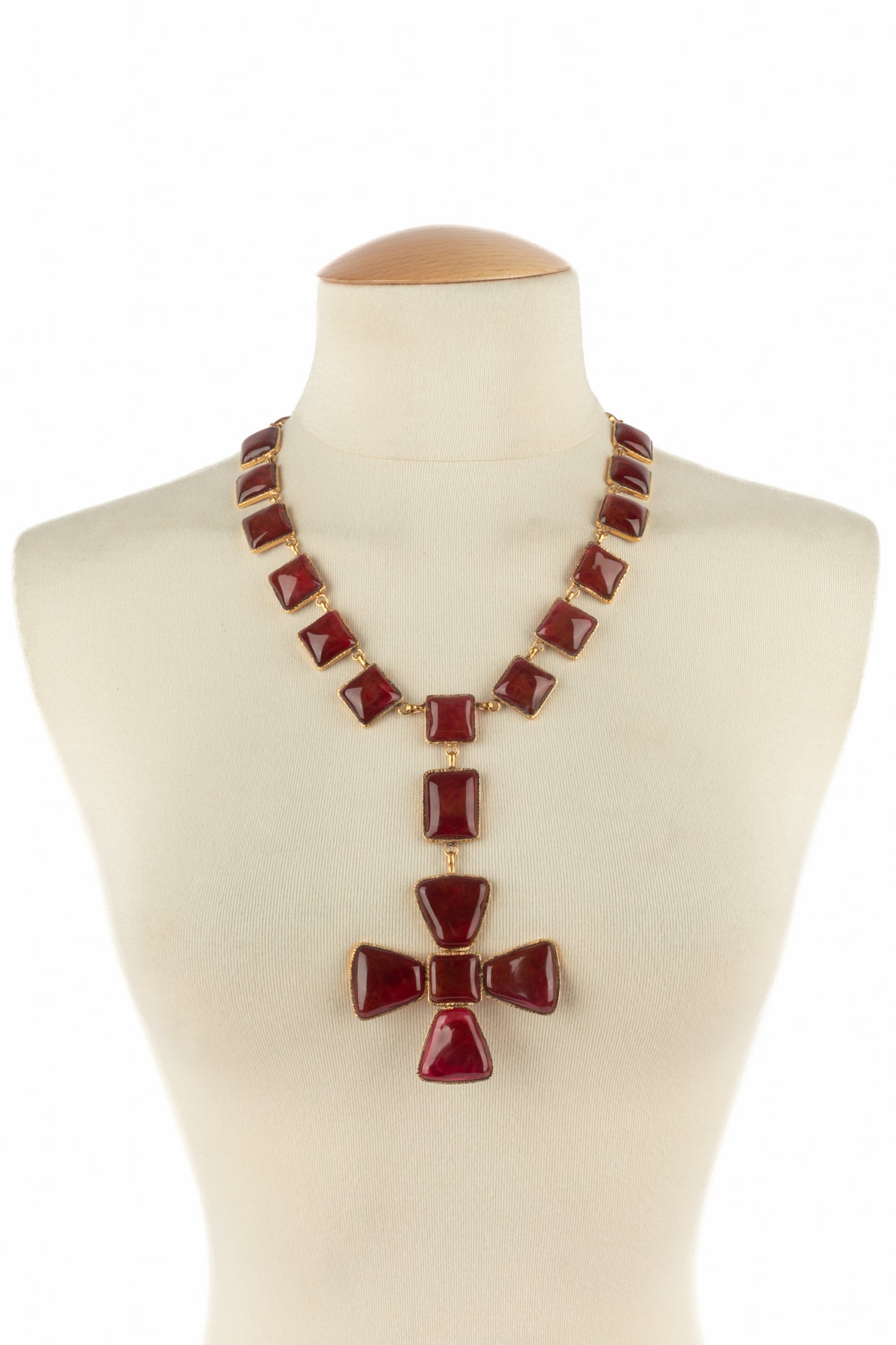 Collier croix Augustine