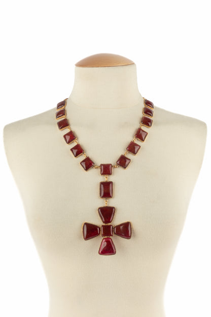 Collier croix Augustine