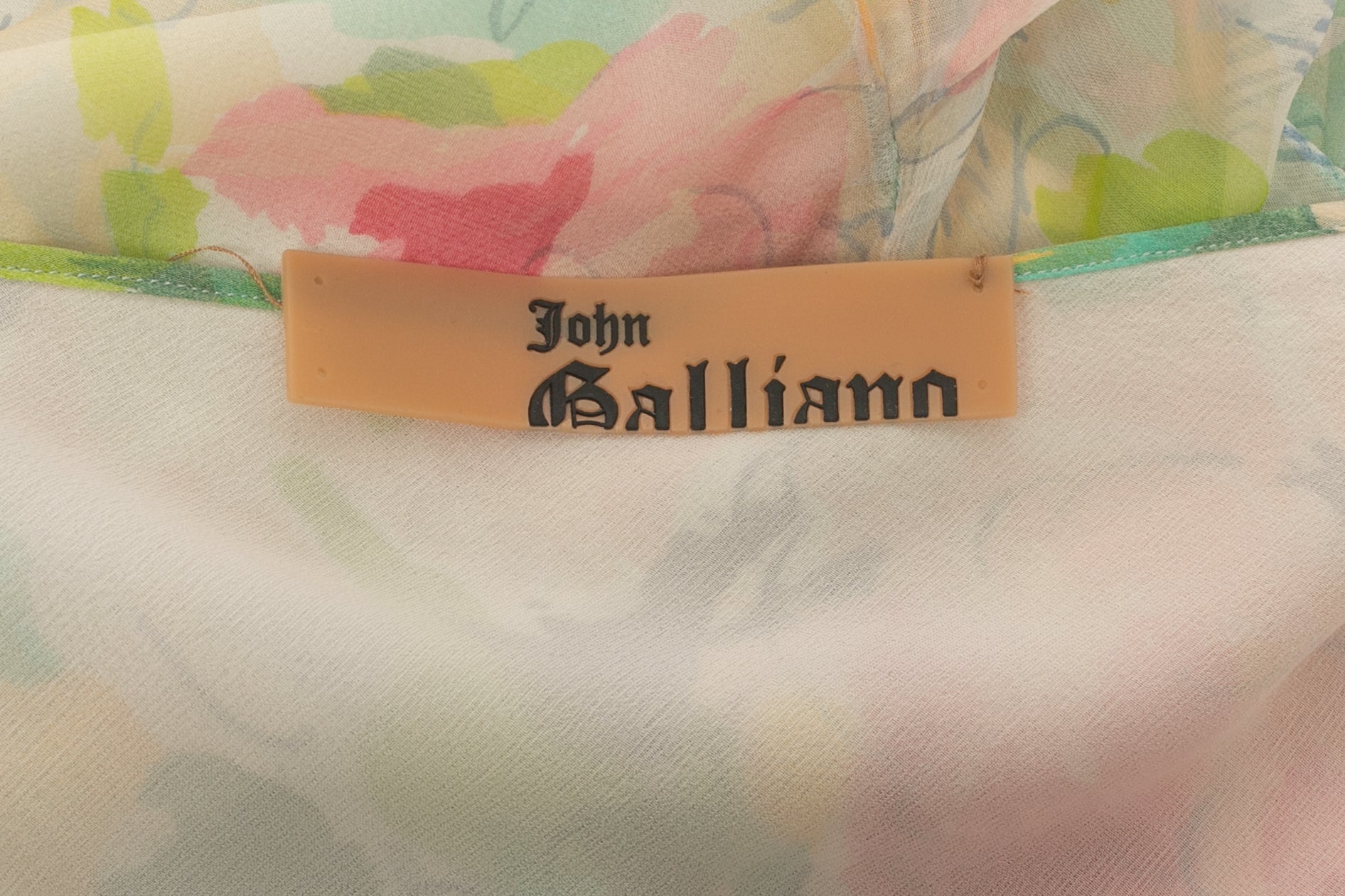 Jupe fleurie John Galliano