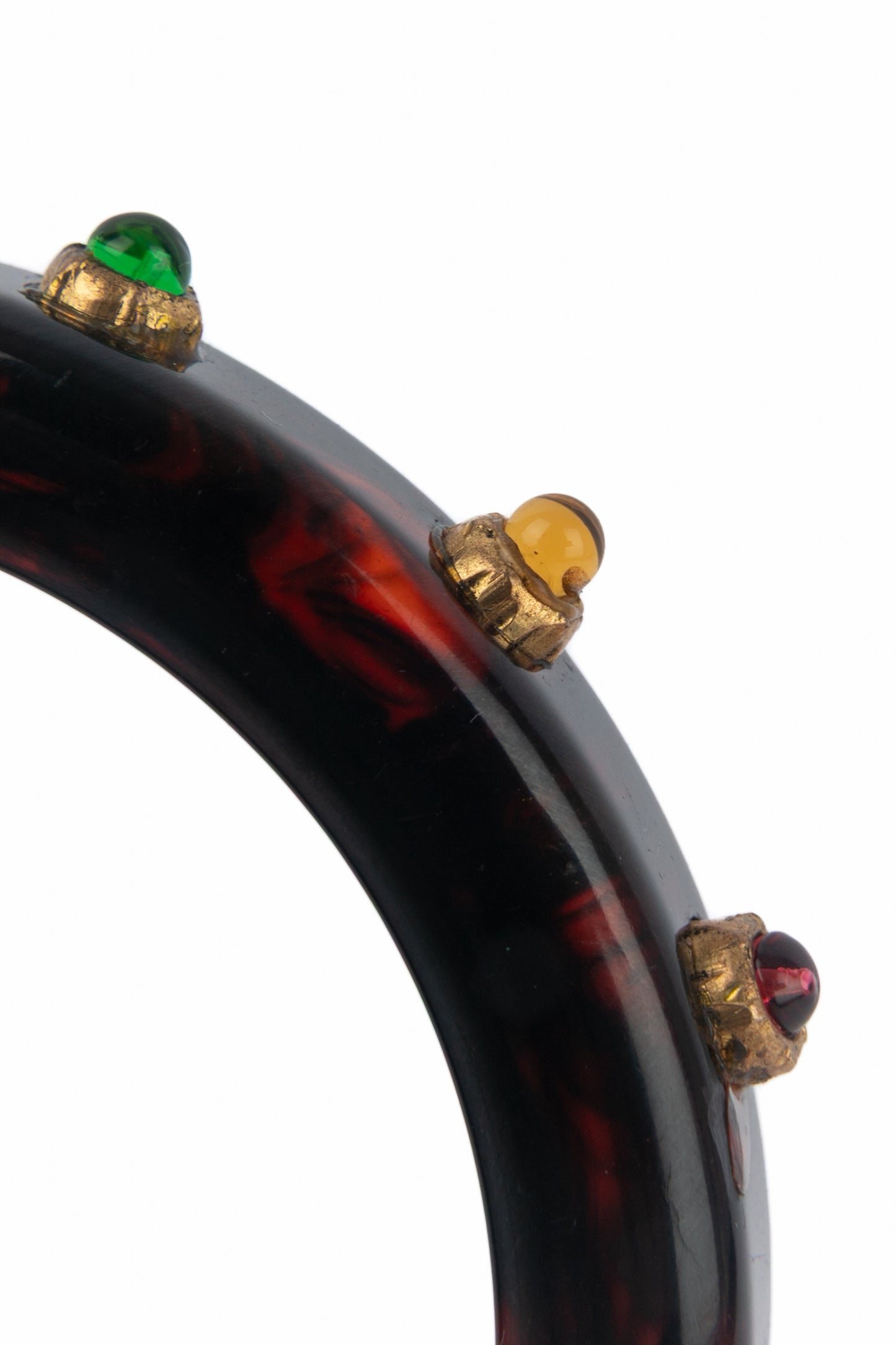 Bracelet en bakelite Chanel 1985