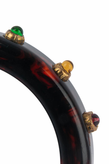 Bracelet en bakelite Chanel 1985