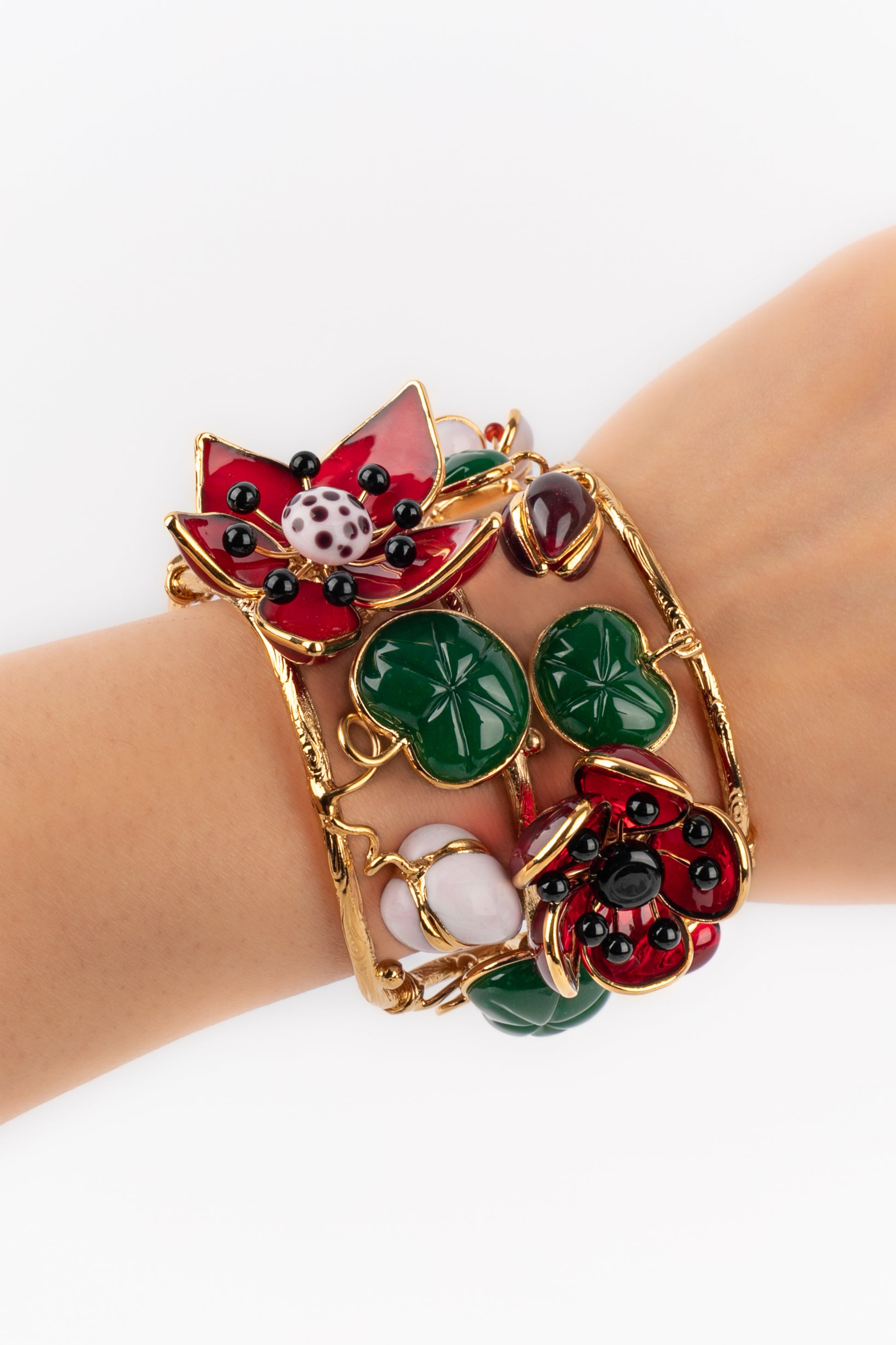 Bracelet de fleurs Augustine