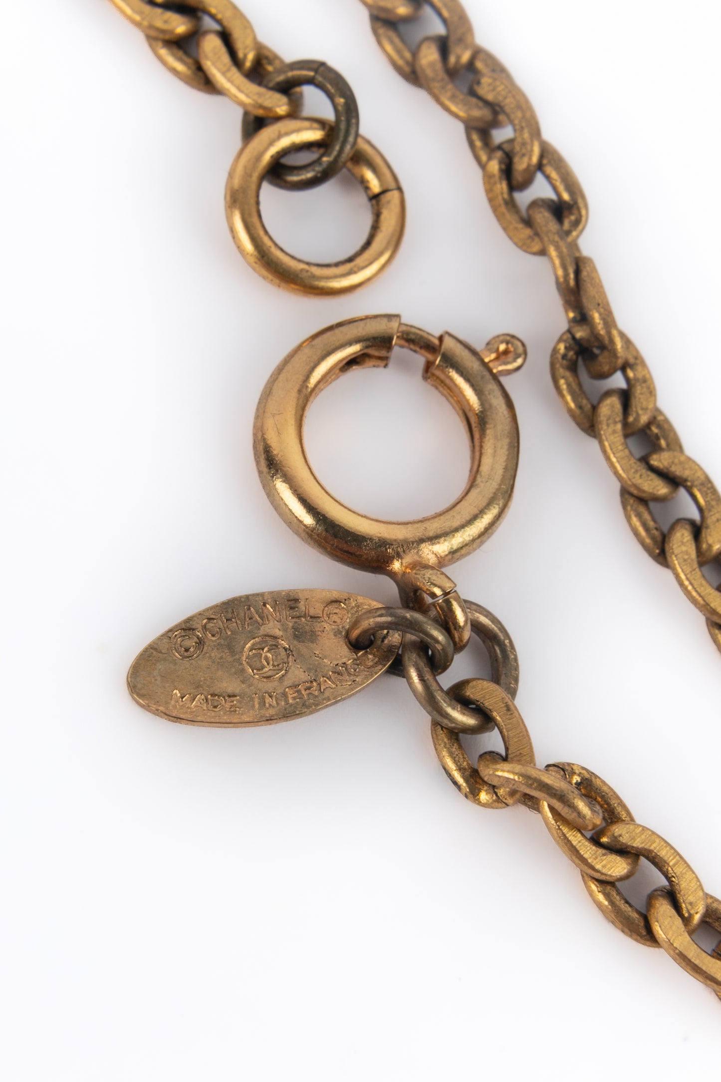 Collier sautoir Chanel 1985's