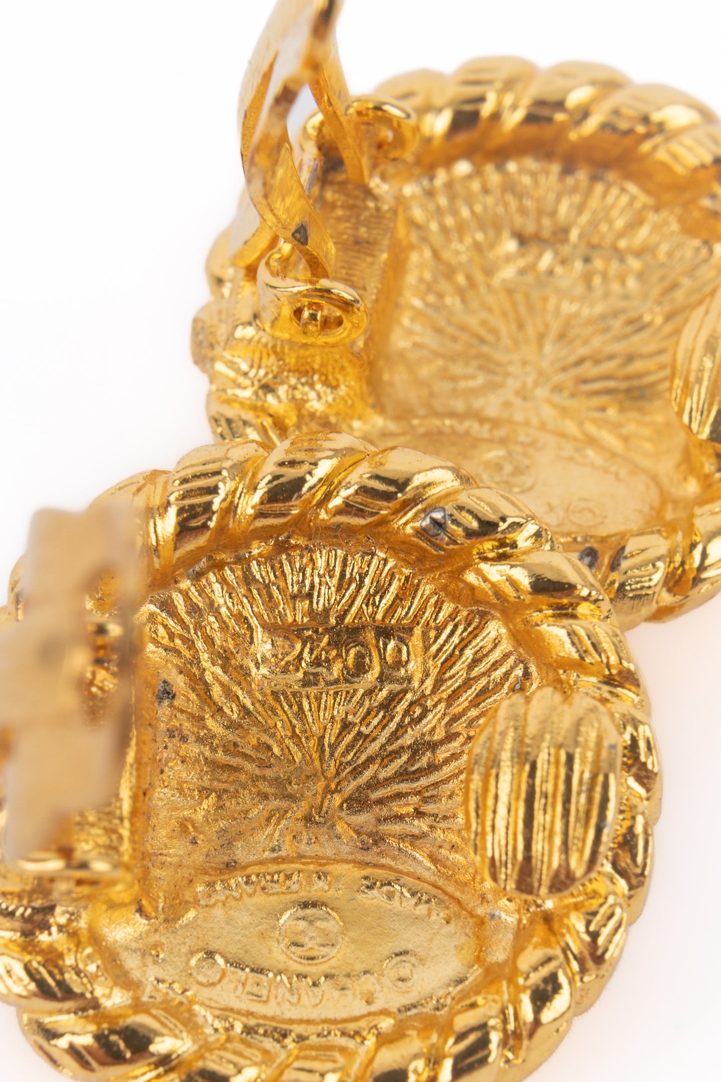 Boucles d'oreilles cc Chanel 1985's