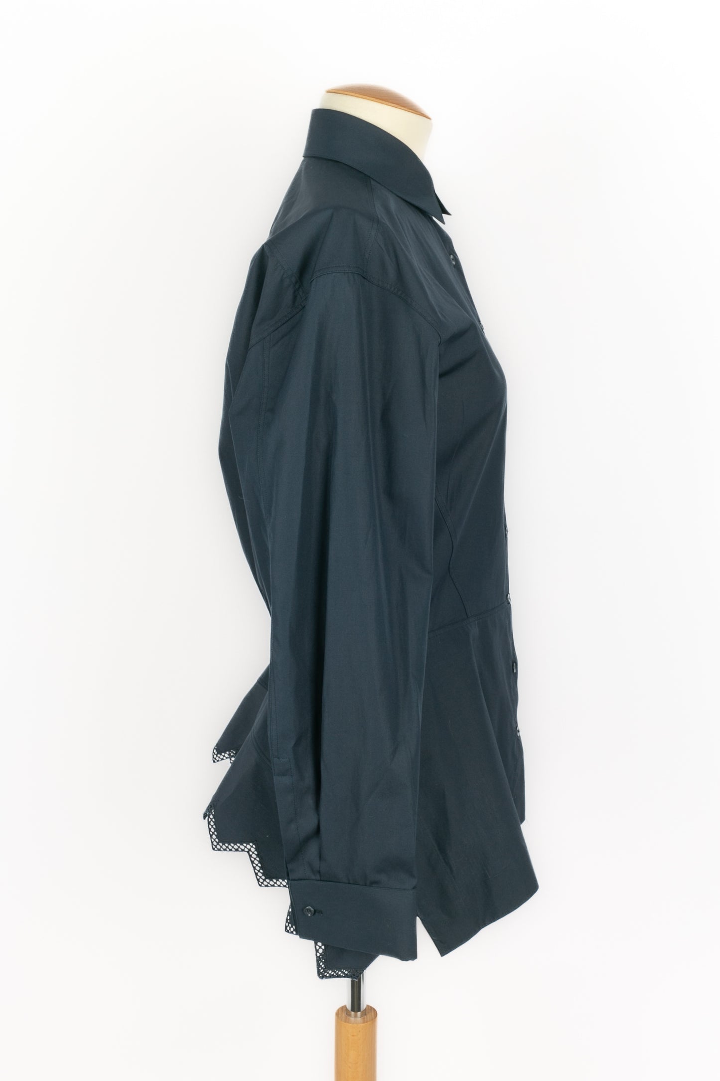 Chemisier bleu Alaïa 