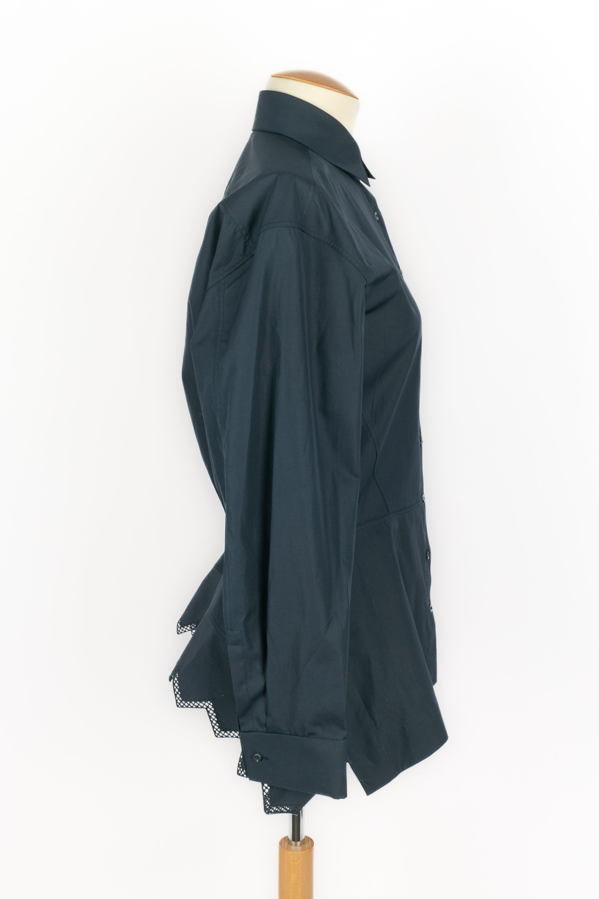 Chemisier bleu Alaïa 